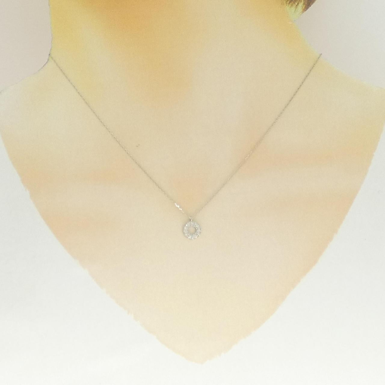 Pt850 ダイヤモンド ネックレス