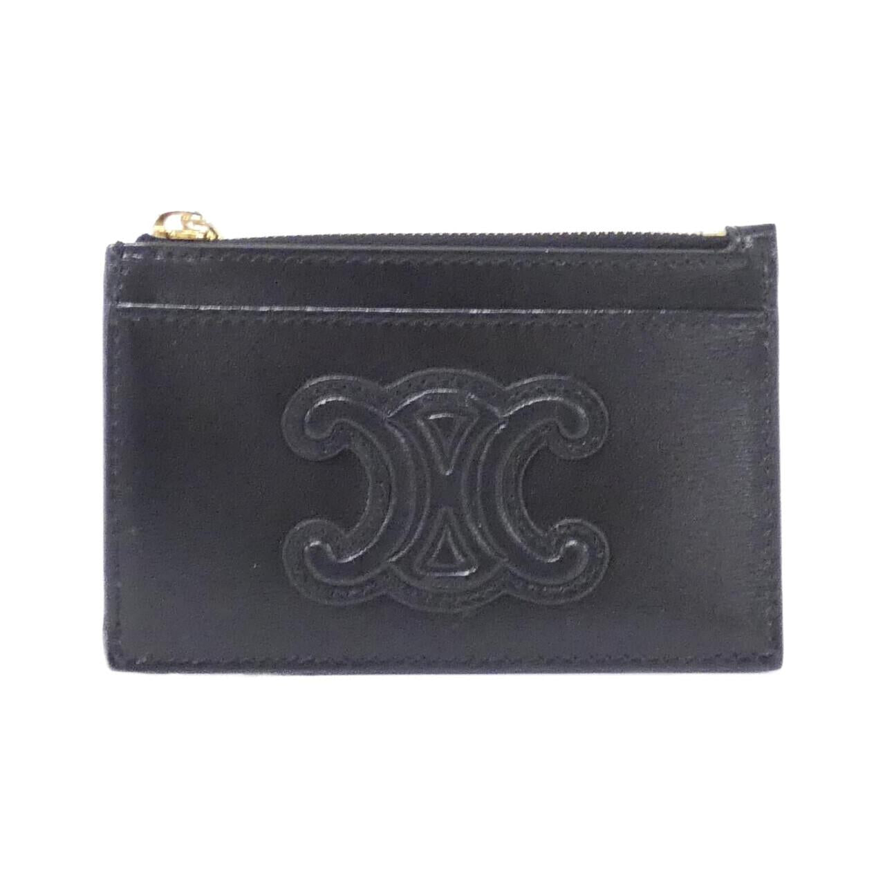 セリーヌ Zip Card Holder Cuir カーフ コインケース