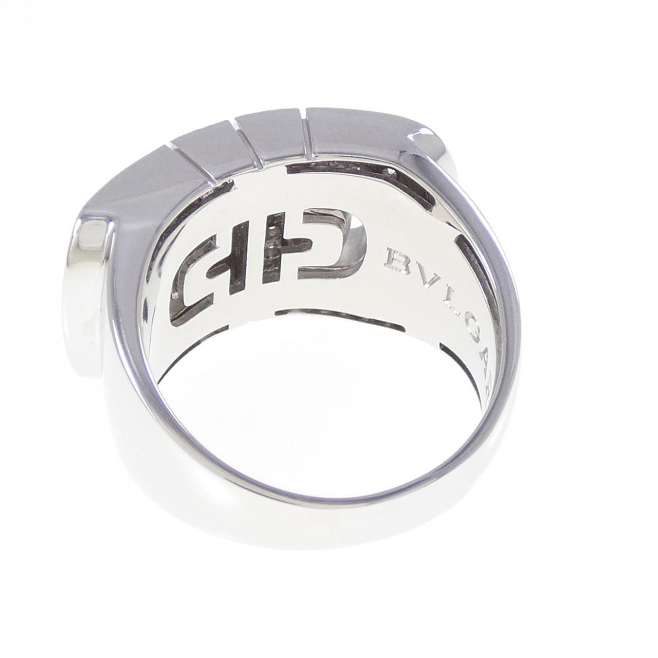 ブルガリ パレンテシ 750ホワイトゴールド ダイヤモンド リング 13号