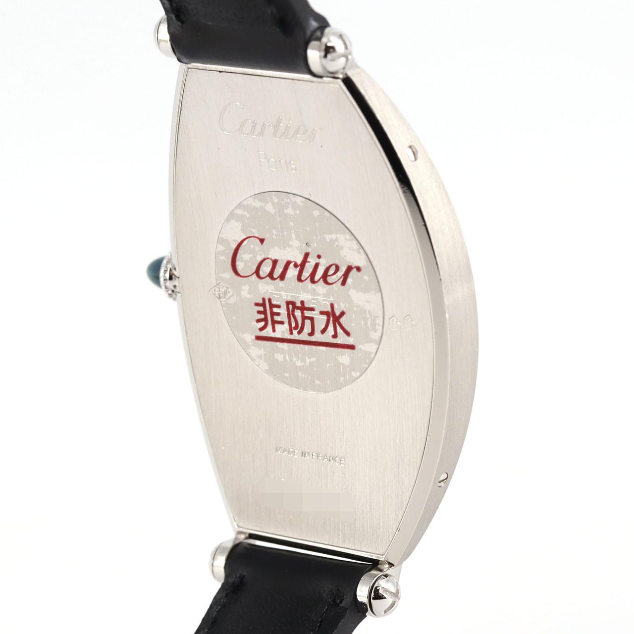 カルティエ トノー PT プラチナ 手巻き