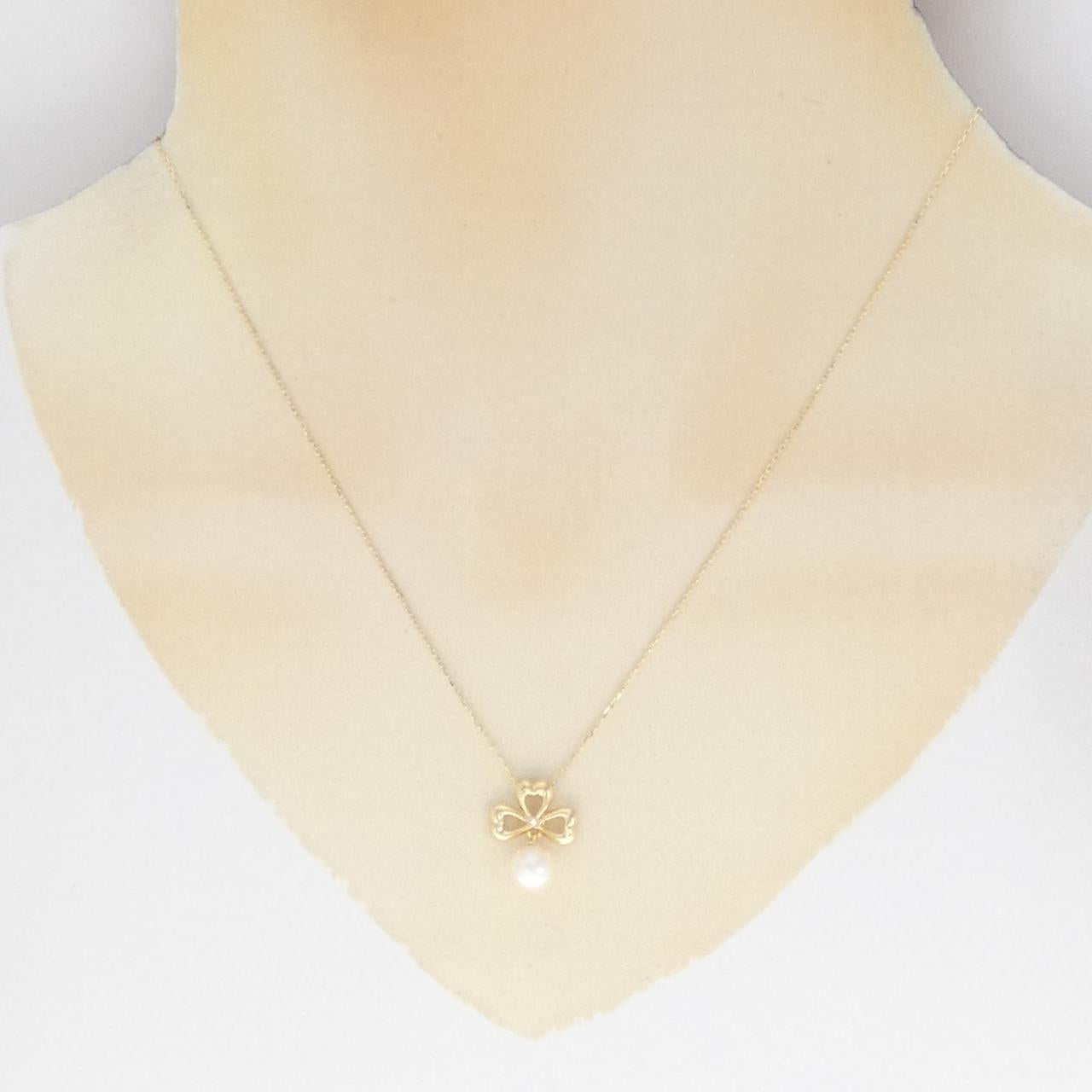 アコヤパール ダイヤモンド ネックレス Au750