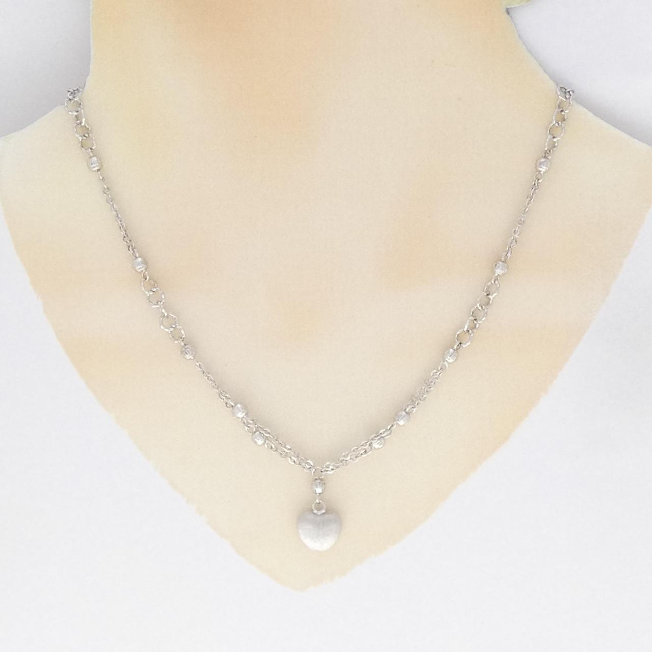 750WG ハートネックレス