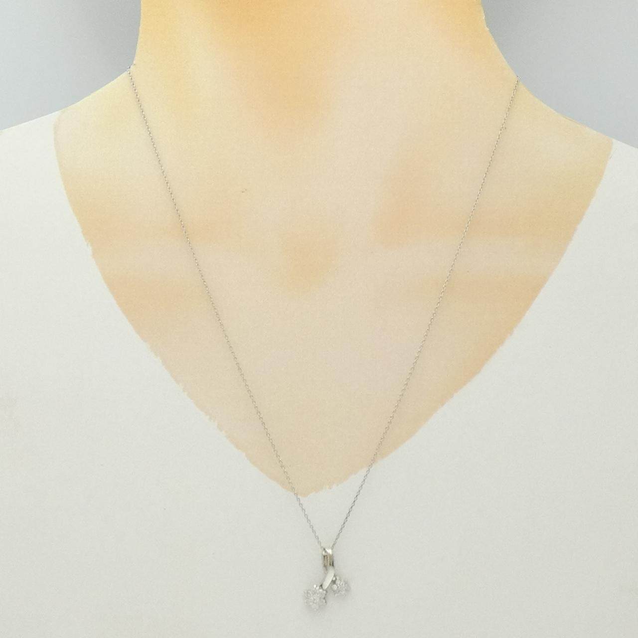 Pt900/Pt850 プラチナ ダイヤモンド ネックレス