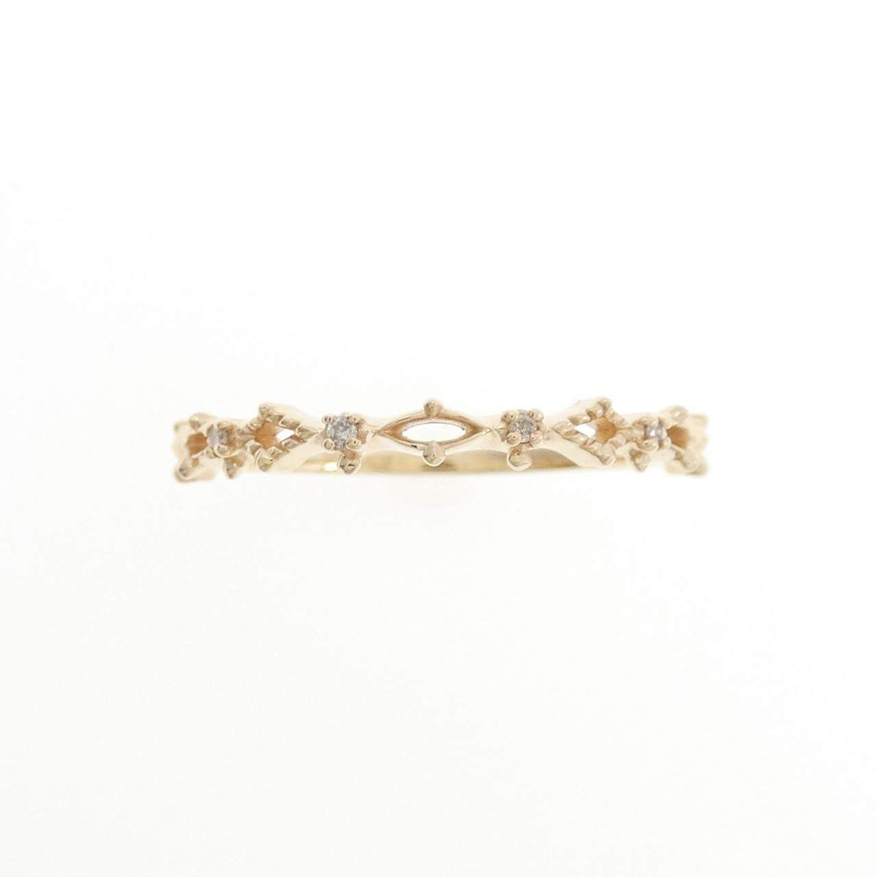 ノジェス K10イエローゴールド ダイヤモンドリング