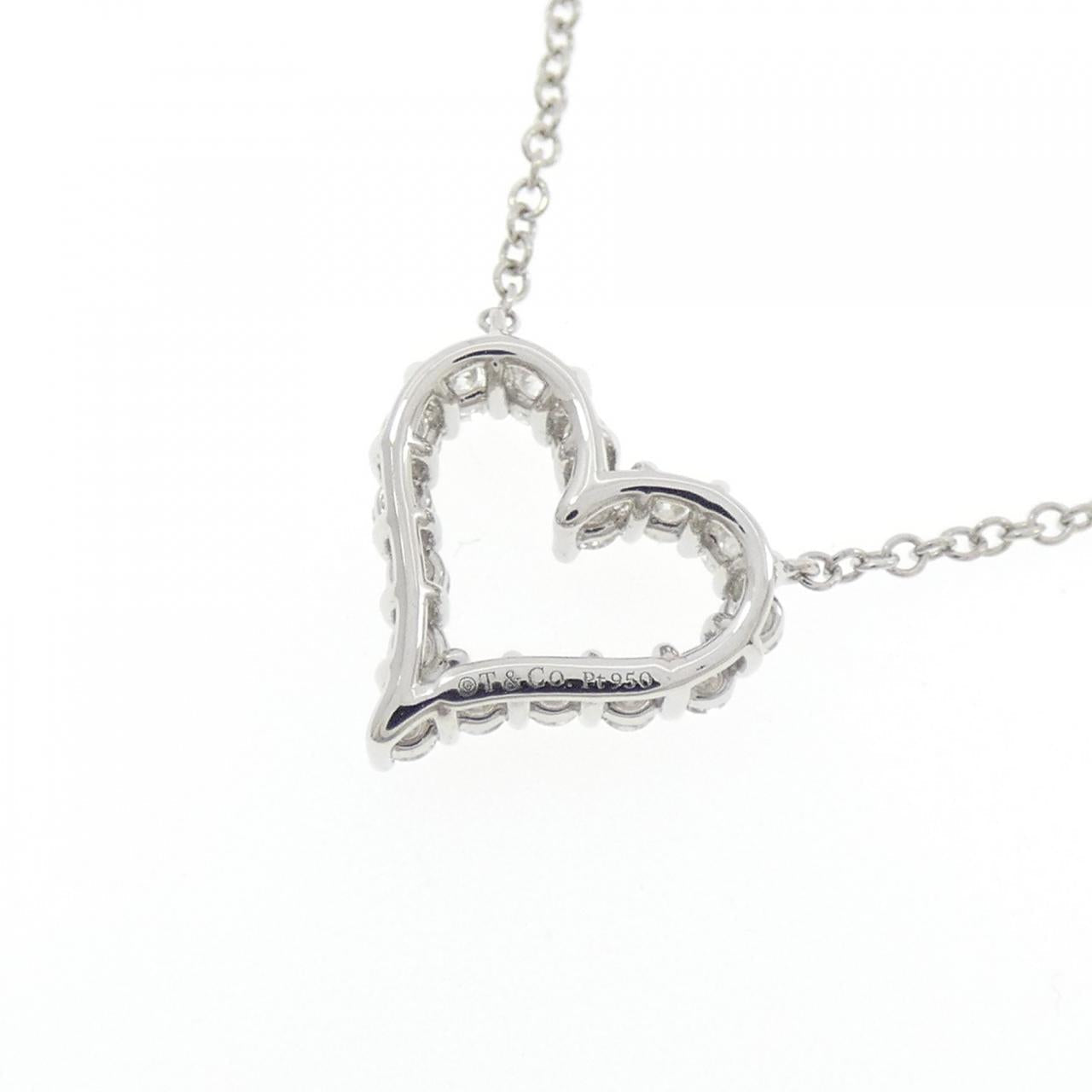 ティファニー センチメンタル ハート ミニ プラチナ ネックレス