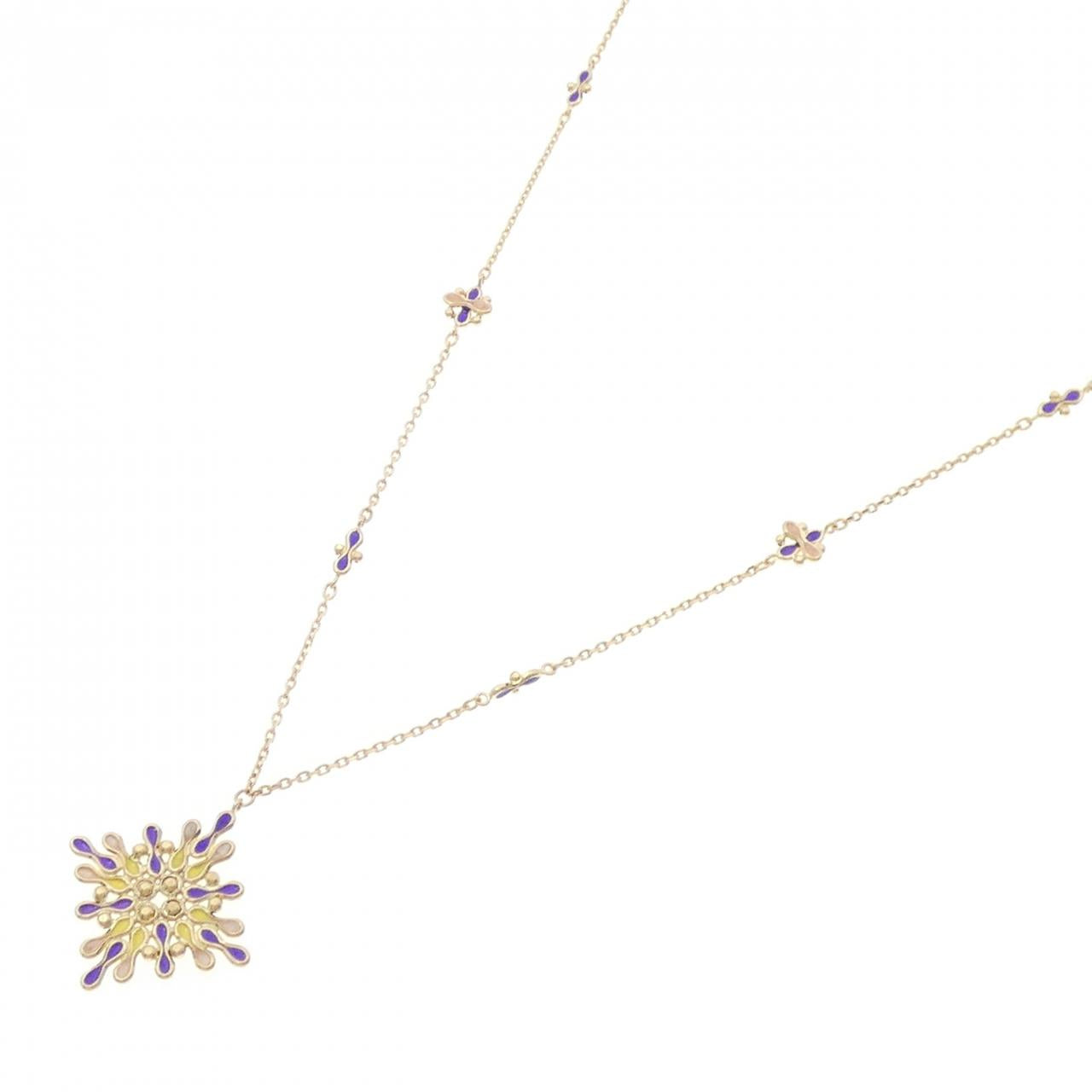 Au750 レジン ネックレス