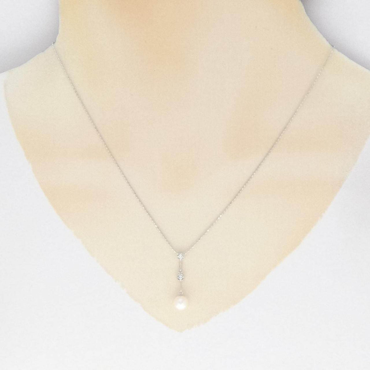 アコヤパール Au750ホワイトゴールド ネックレス