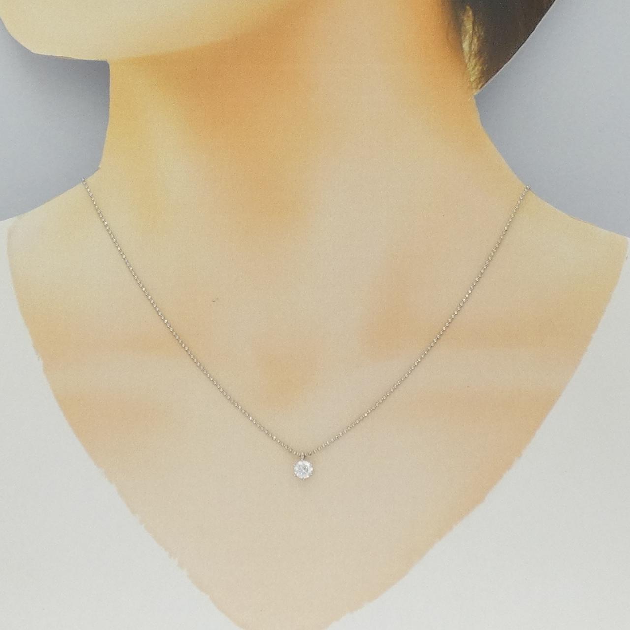 Pt900 Pt850 ダイヤモンドネックレス