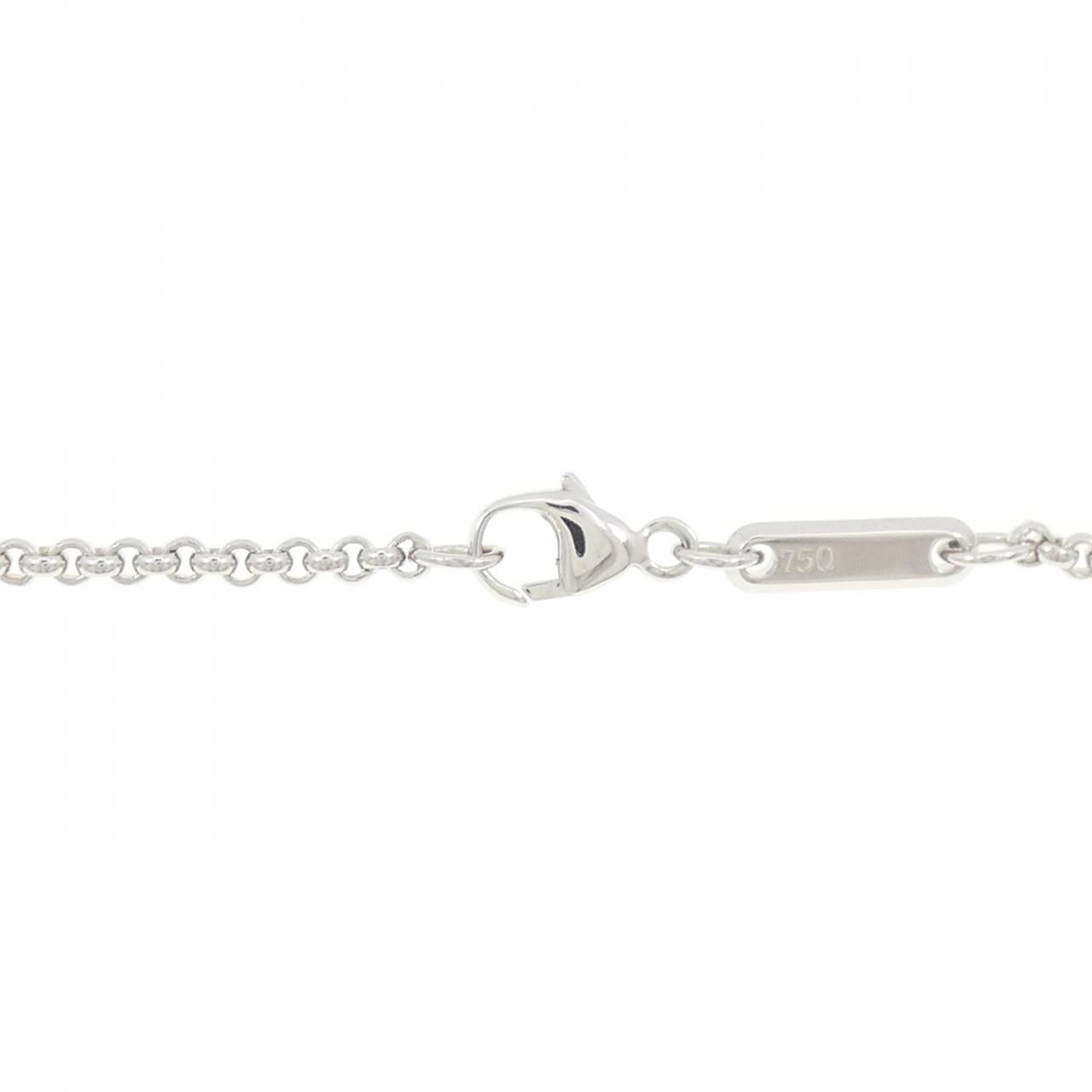 ショパール ハッピー ダイヤモンド 750 ホワイト ゴールド ダイヤ ネックレス