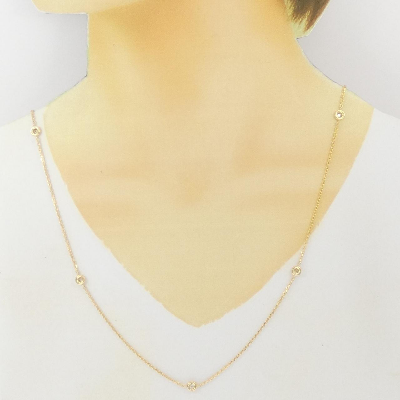 Au750 ダイヤモンドネックレス