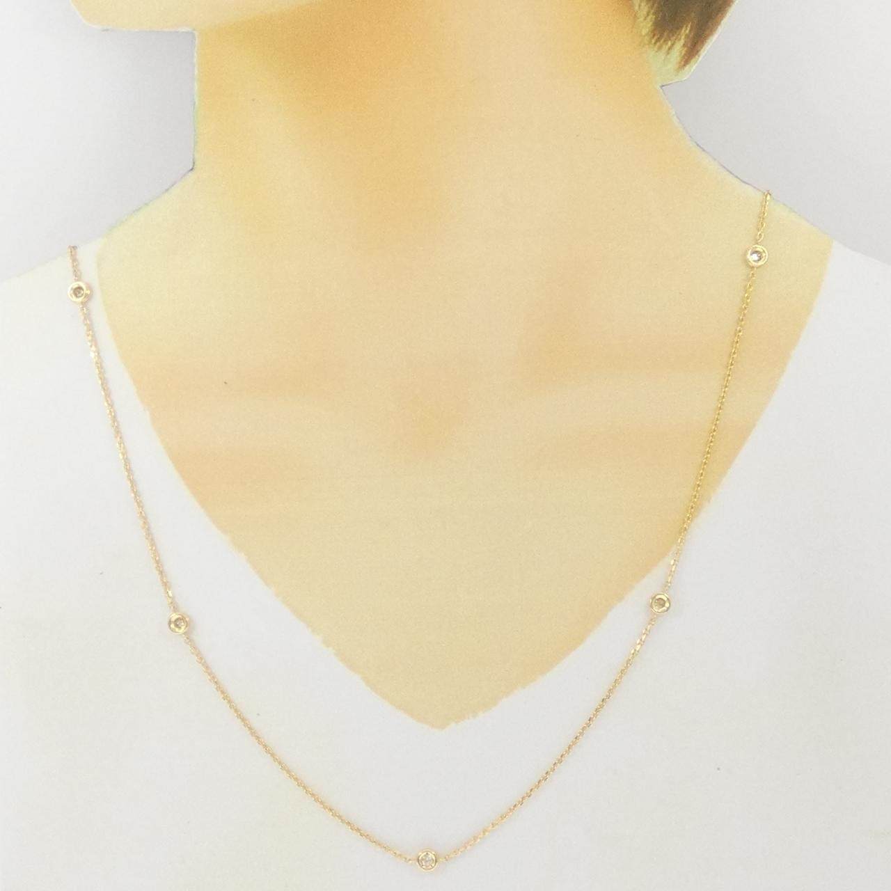 Au750ダイヤモンドネックレス