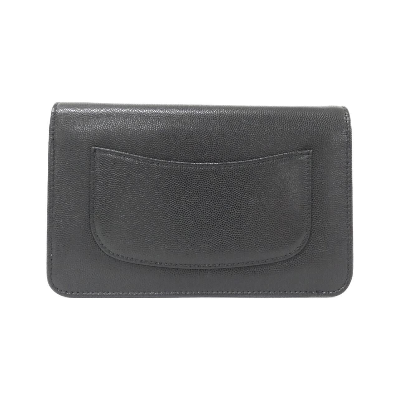 シャネル チェーンウォレット カーフ 財布