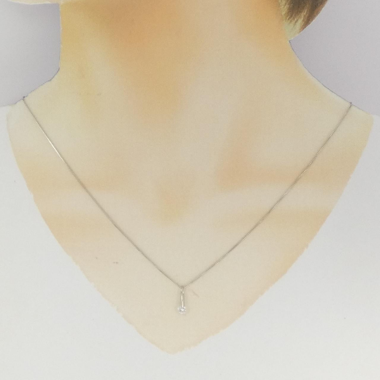 Pt900/Pt850 プラチナ ダイヤモンド ネックレス