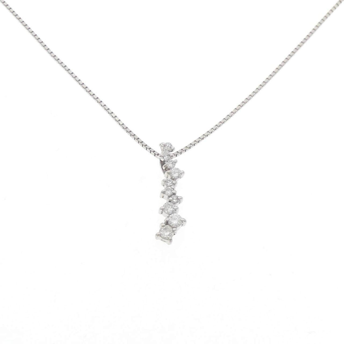 プラチナ PT850 0.41CT ダイヤモンドネックレス