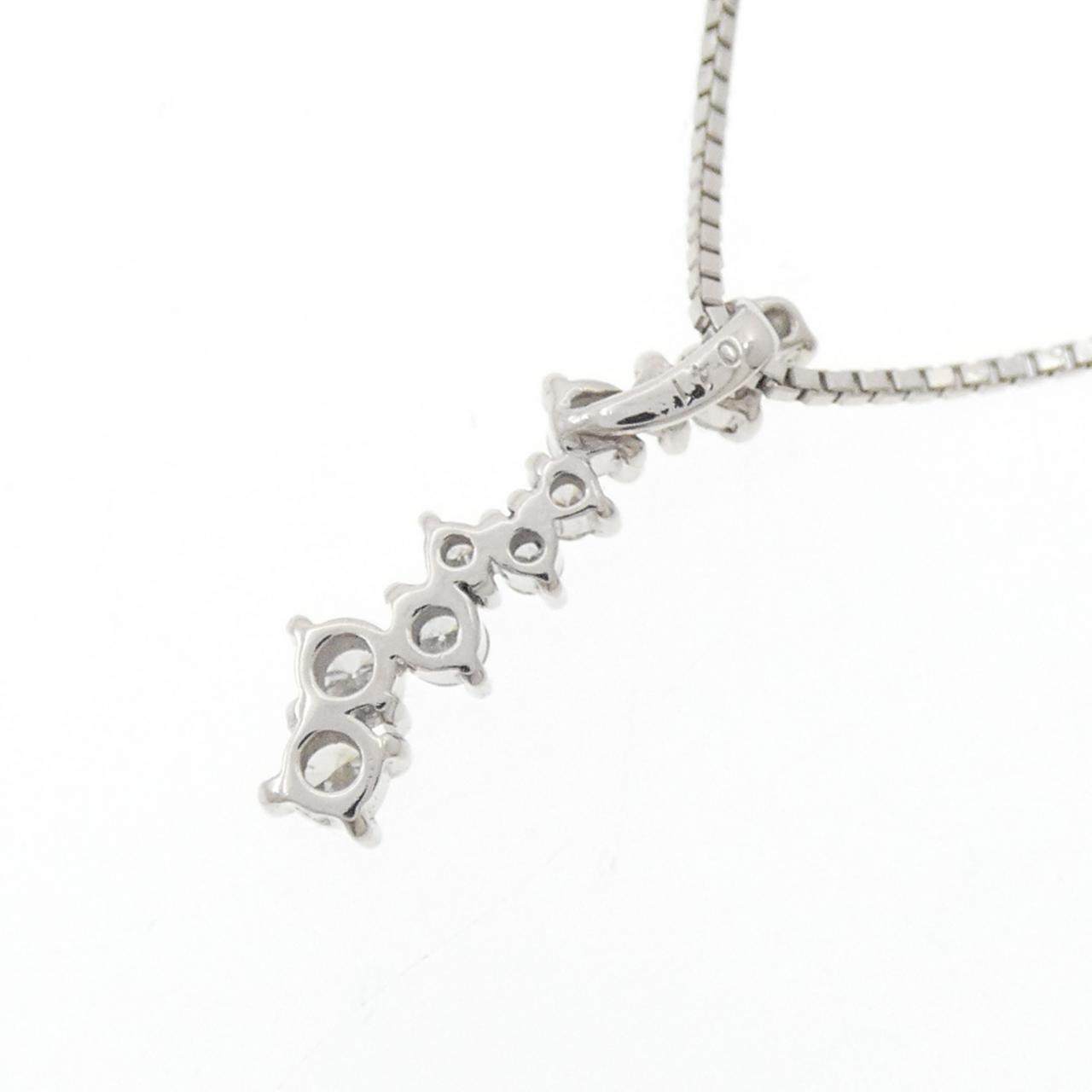 プラチナ PT850 0.41CT ダイヤモンドネックレス