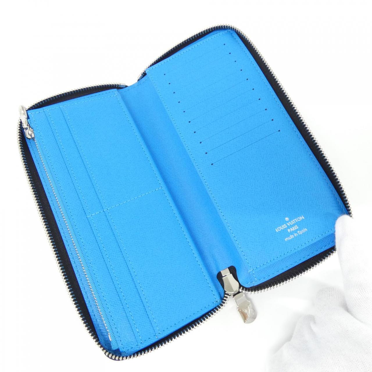 ルイ・ヴィトン タイガ ラマ ジッピー ウォレット レザー 長財布