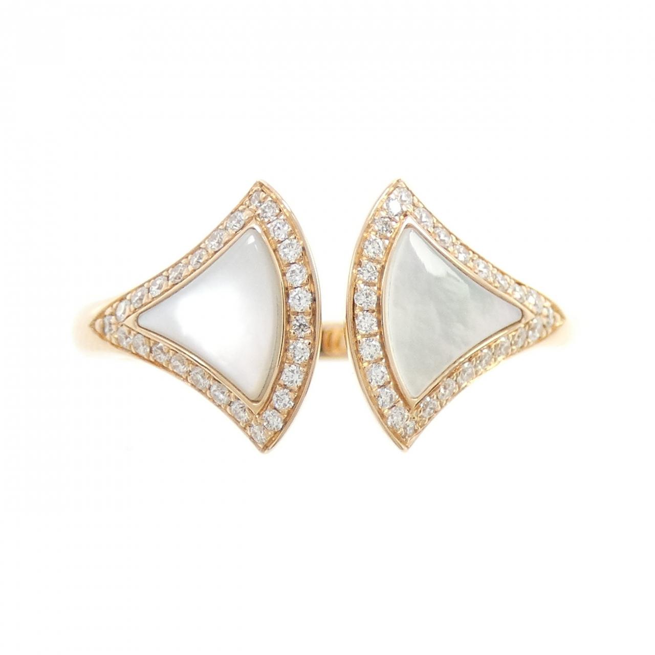 ブルガリ ディーヴァ ドリーム ピンクゴールド リング サイズ 17