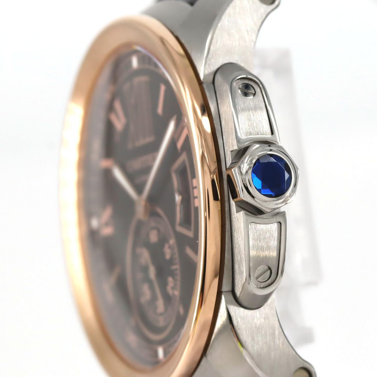 カルティエ カリブル ドゥ カルティエ ステンレススチール ピンクゴールド 自動巻