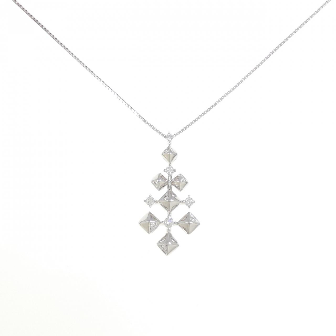 Tasaki Au750 ダイヤモンド ネックレス