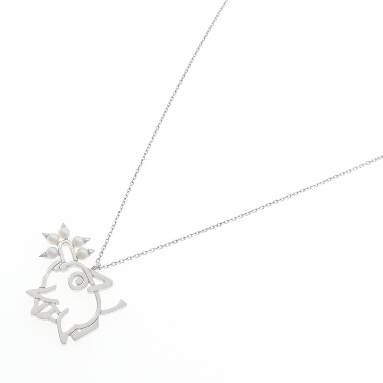 Tasaki 淡水パール 925 シルバー ネックレス
