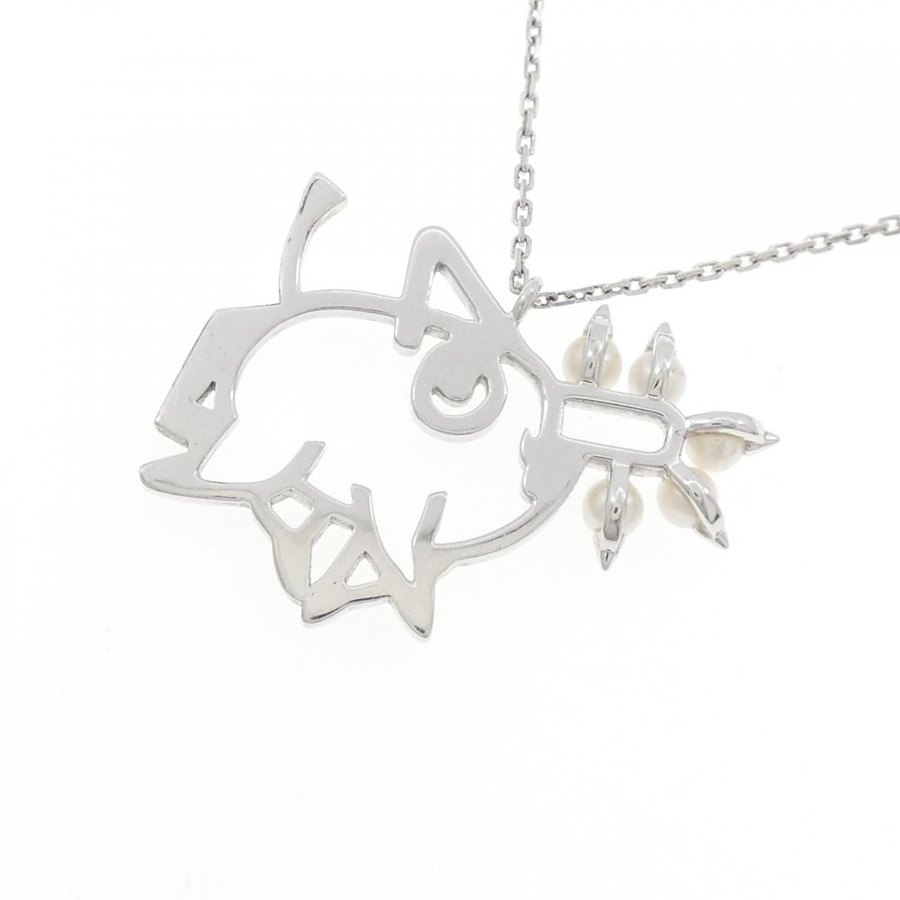 Tasaki 淡水パール 925 シルバー ネックレス