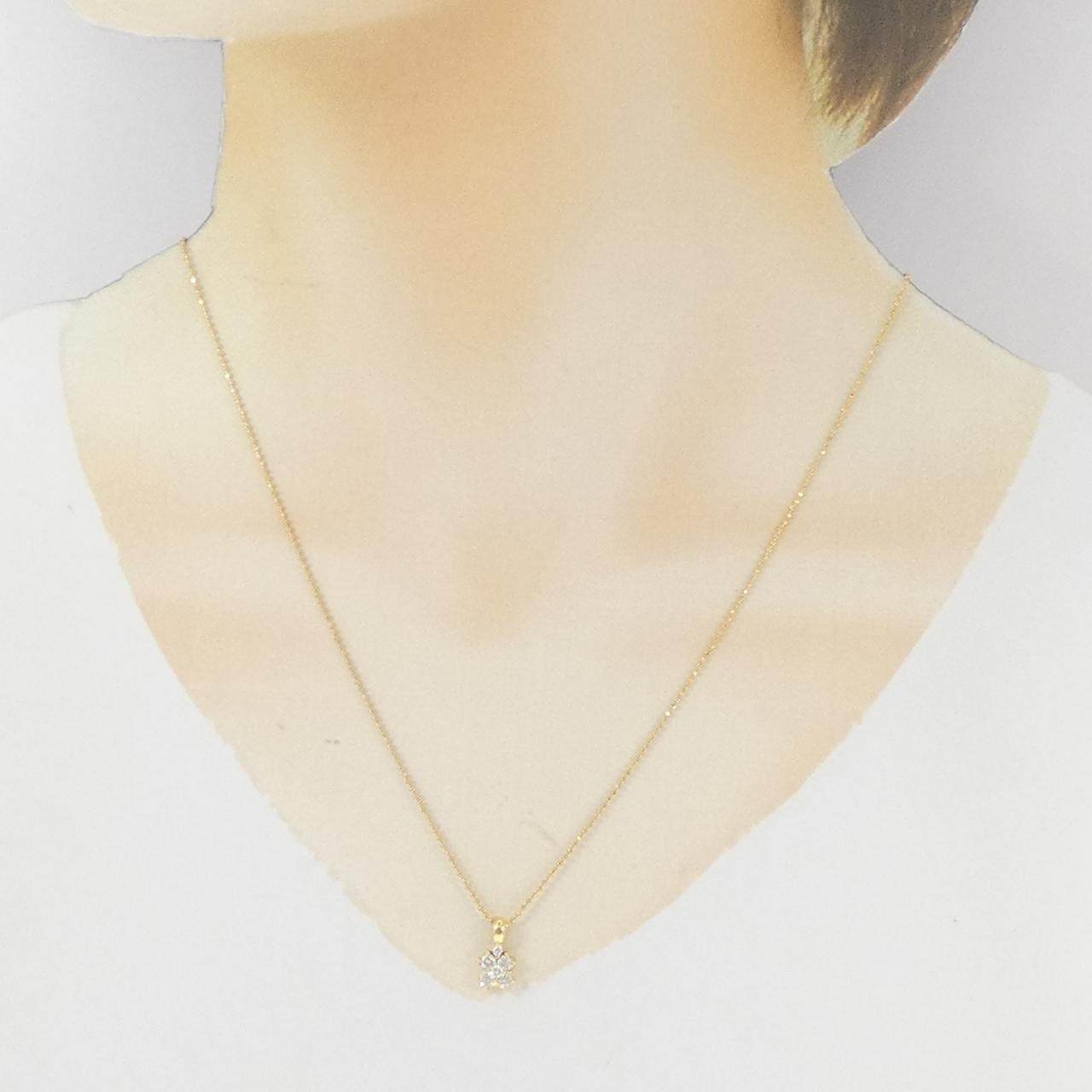 K18イエローゴールドダイヤモンドネックレス