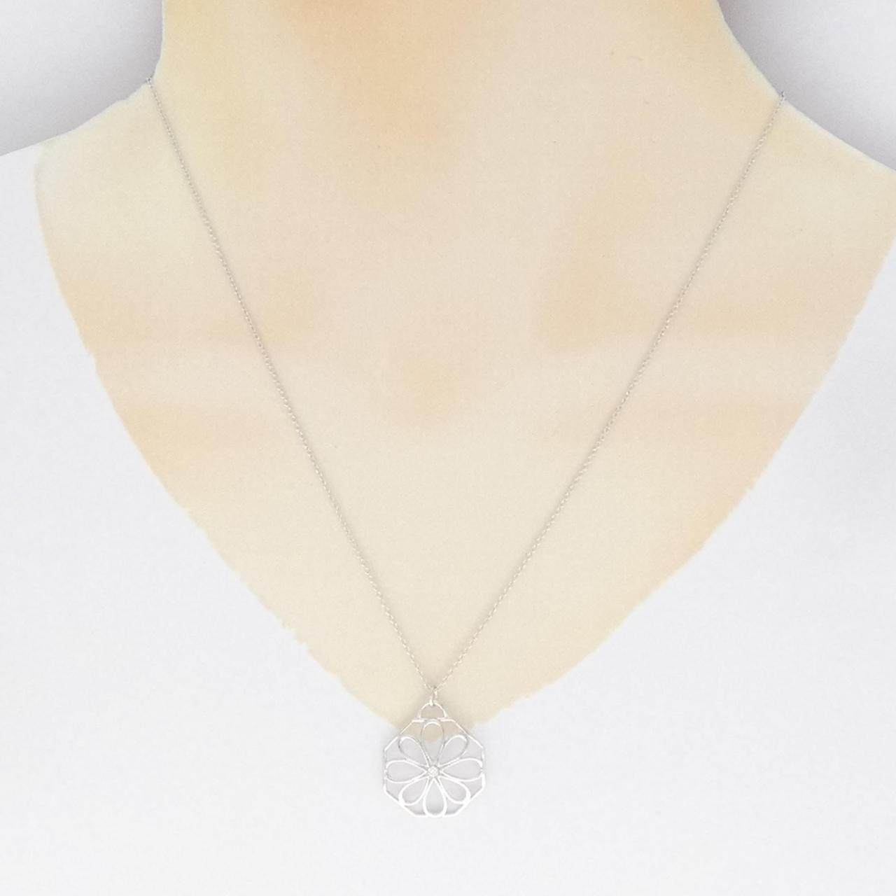 ティファニー 18Kホワイトゴールド ダイヤモンド ネックレス