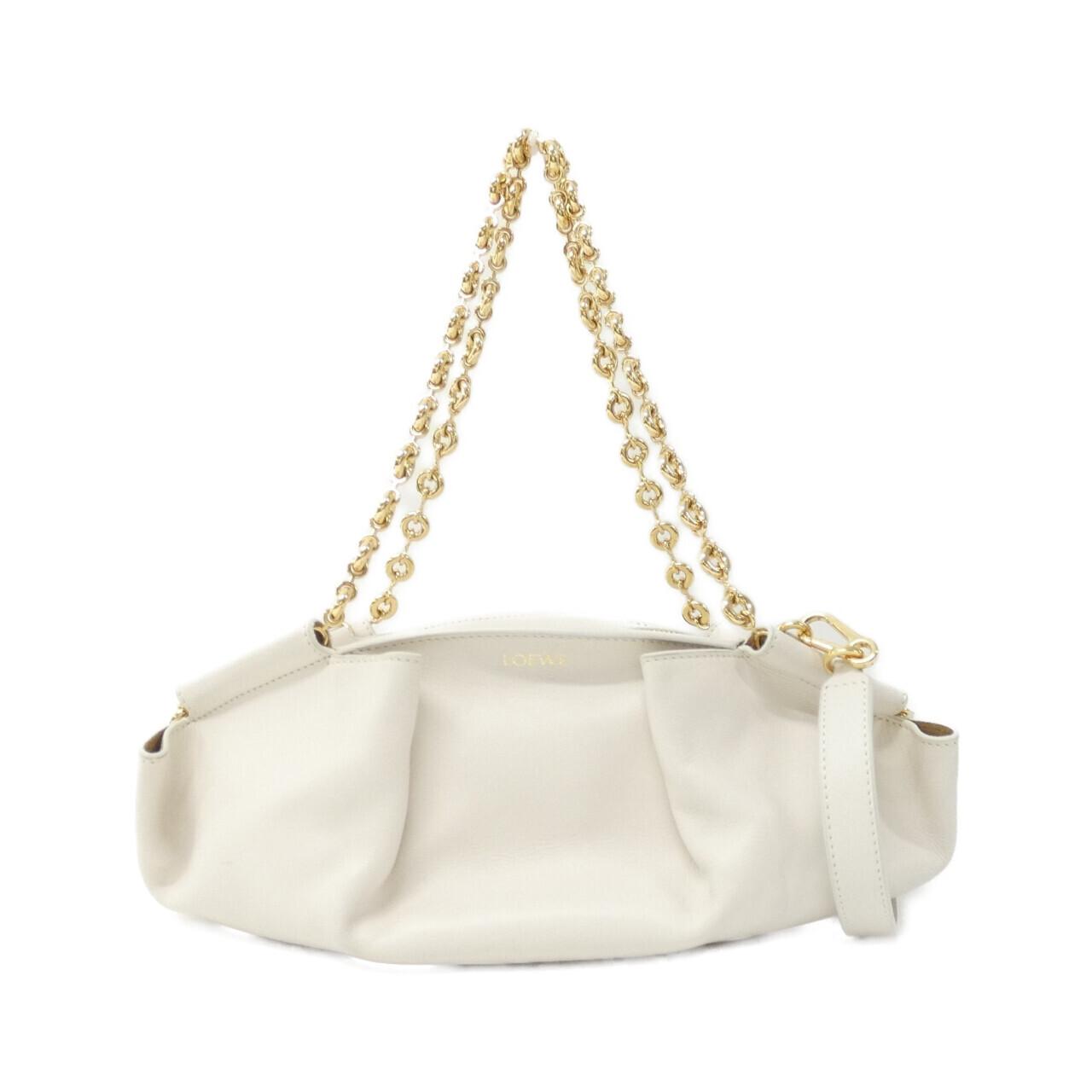 ロエベ Paseo Chain Small カーフ ショルダーバッグ