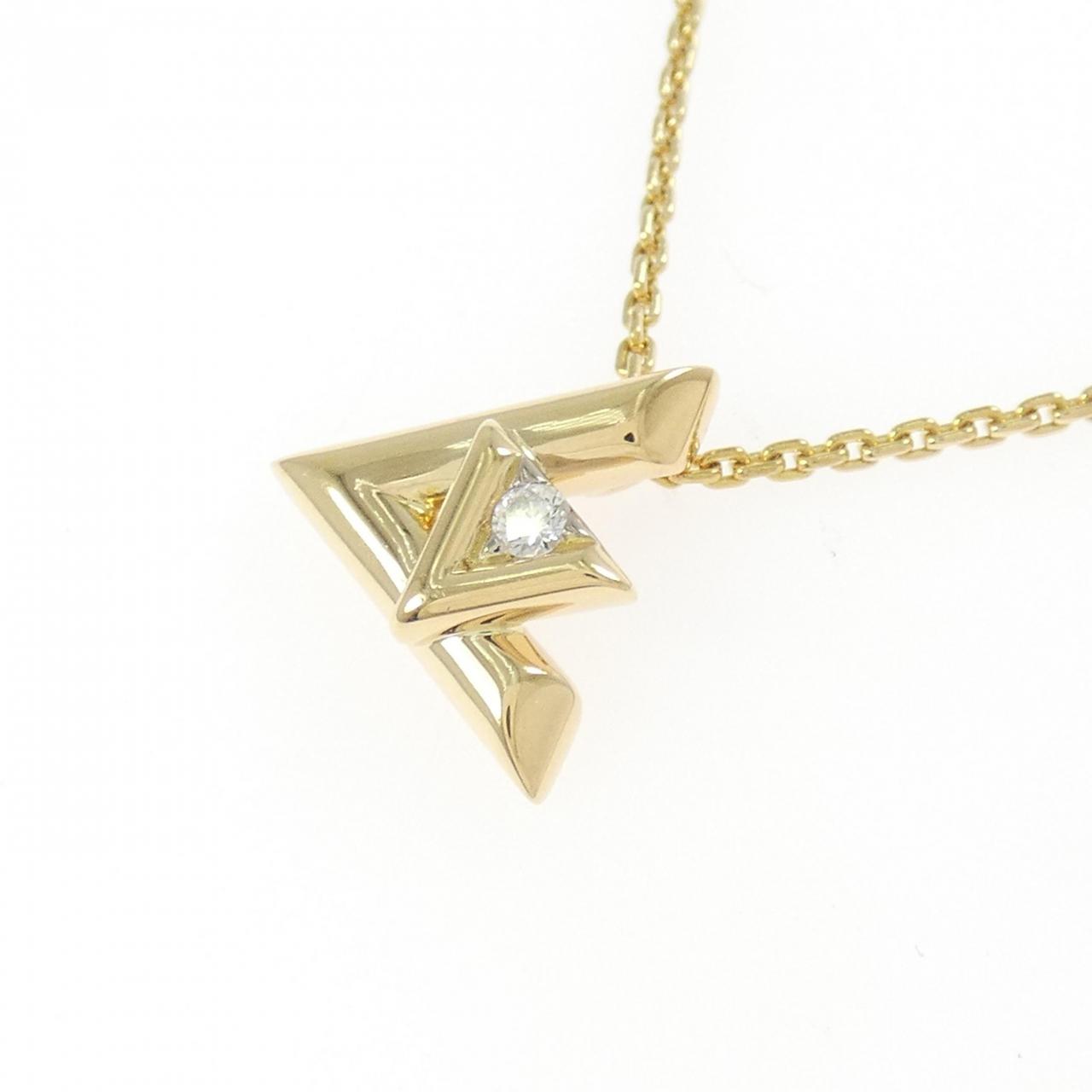 ルイヴィトン ヴォルト ワン PM Au750 ダイヤモンドネックレス