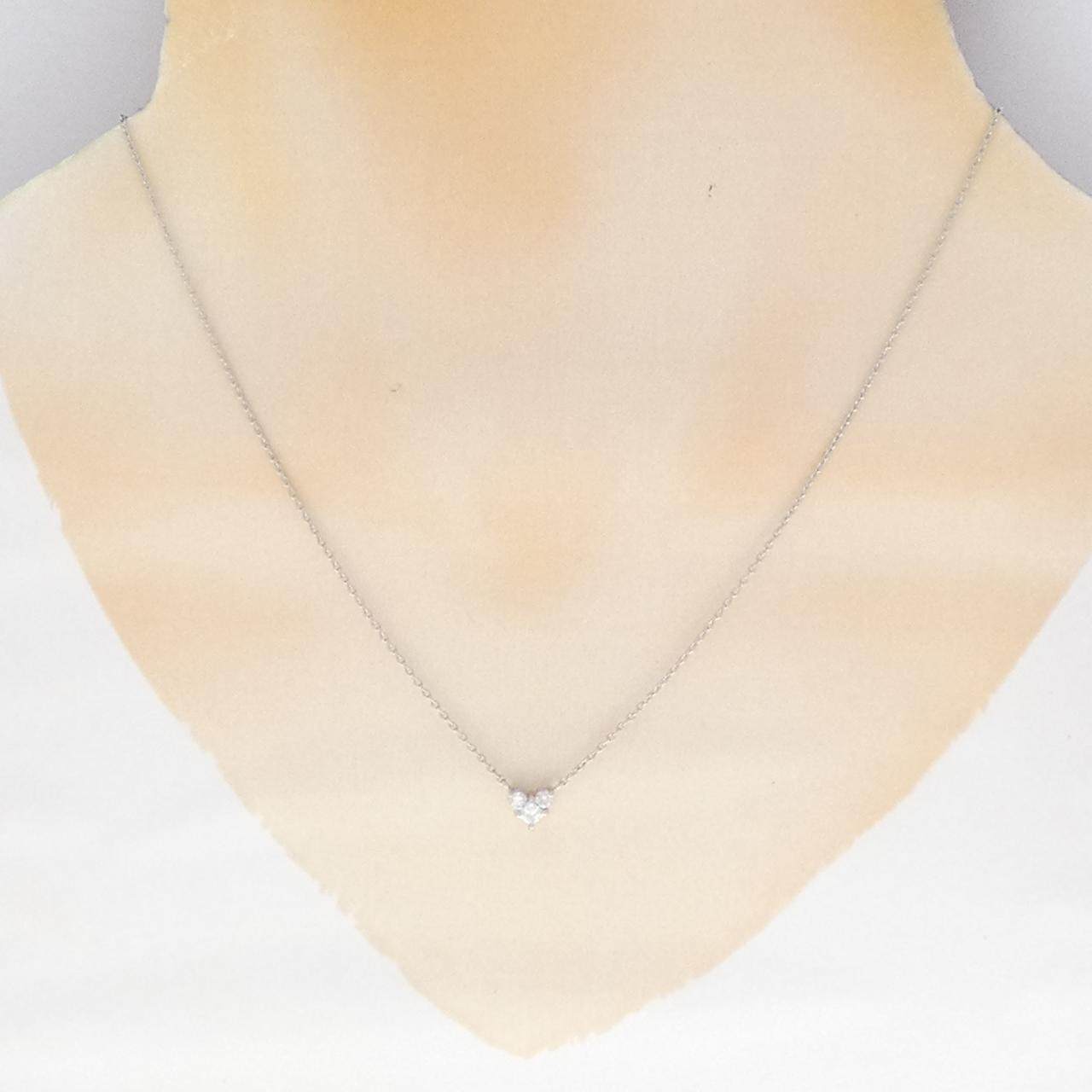 Pt900 Pt850 ダイヤモンドネックレス