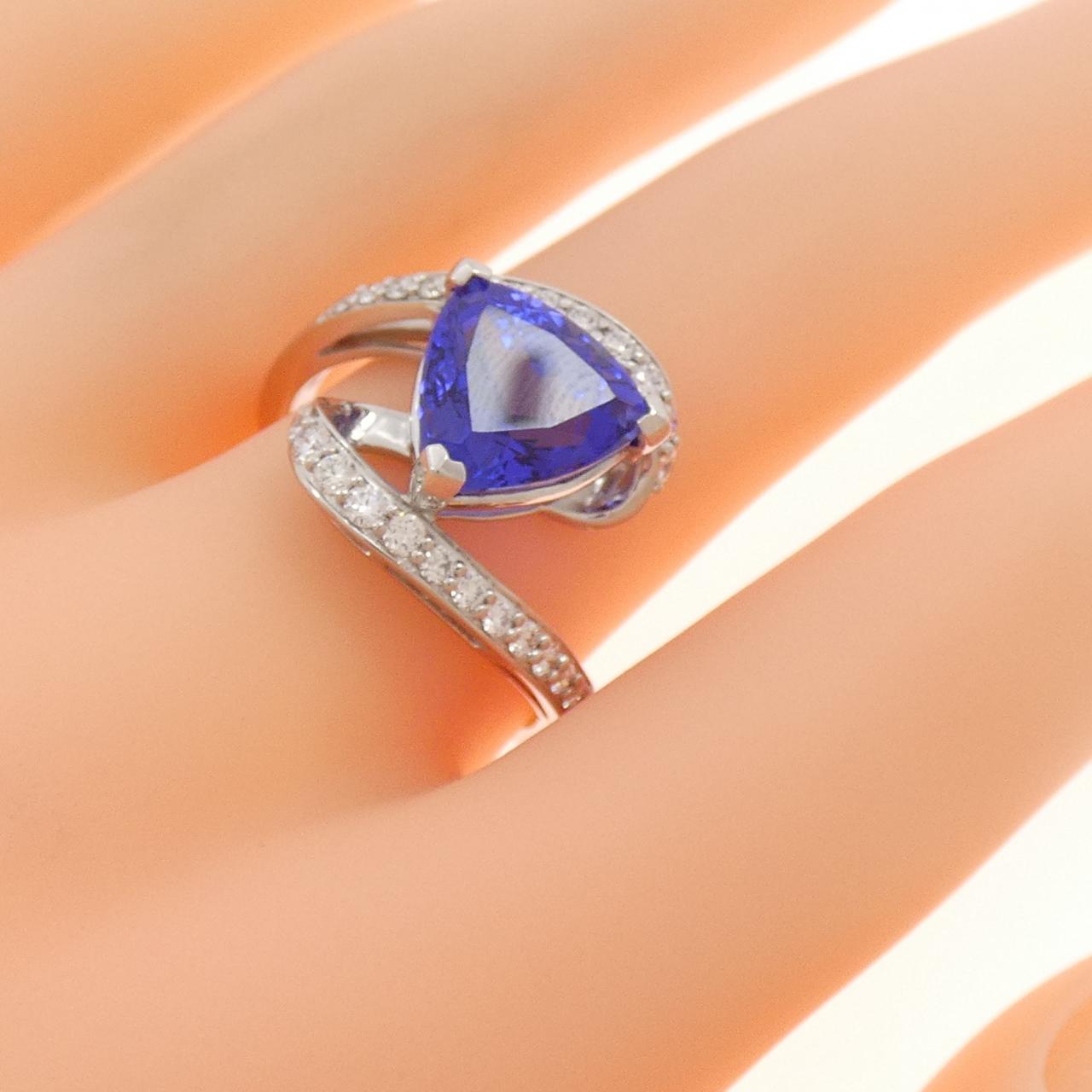 GSTB タンザナイト プラチナ リング