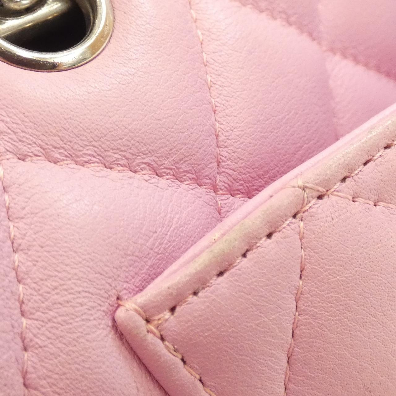 シャネル カンボン ライン カーフ ショルダー バッグ