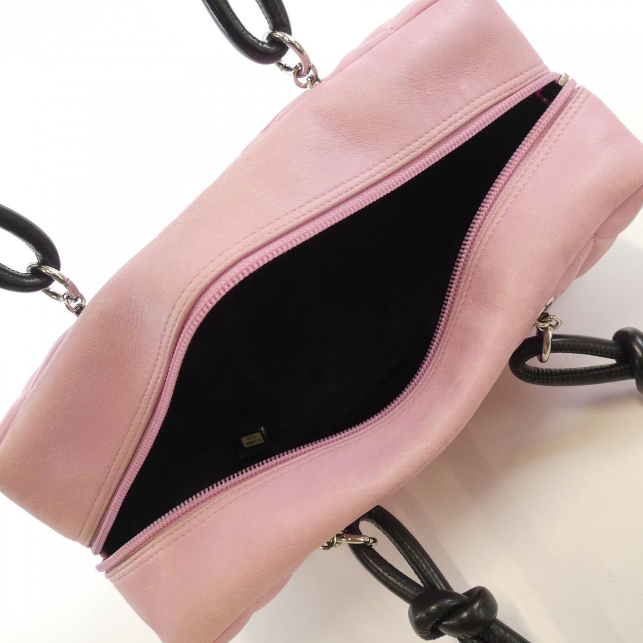 シャネル カンボン ライン カーフ ショルダー バッグ