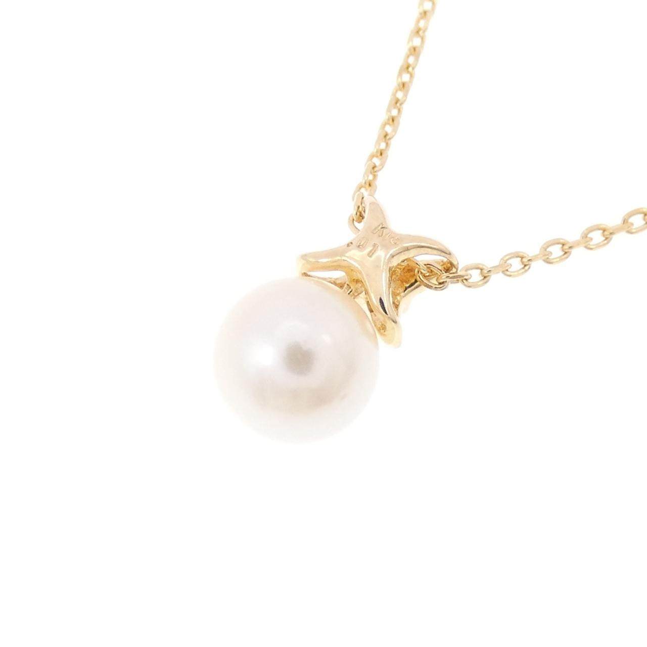 アコヤパール ダイヤモンド ネックレス Au750