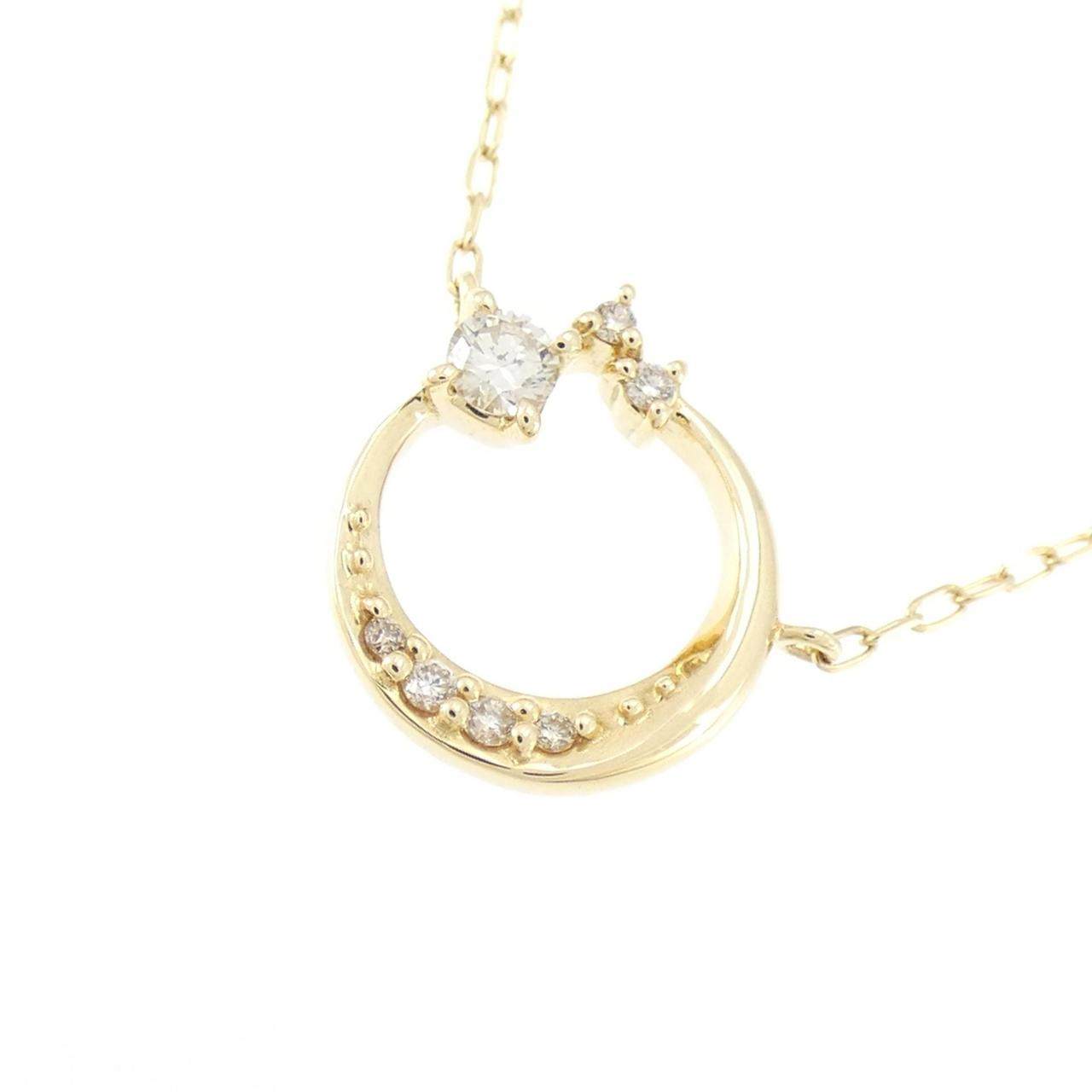 ヨンドシー Au750 ダイヤモンドネックレス