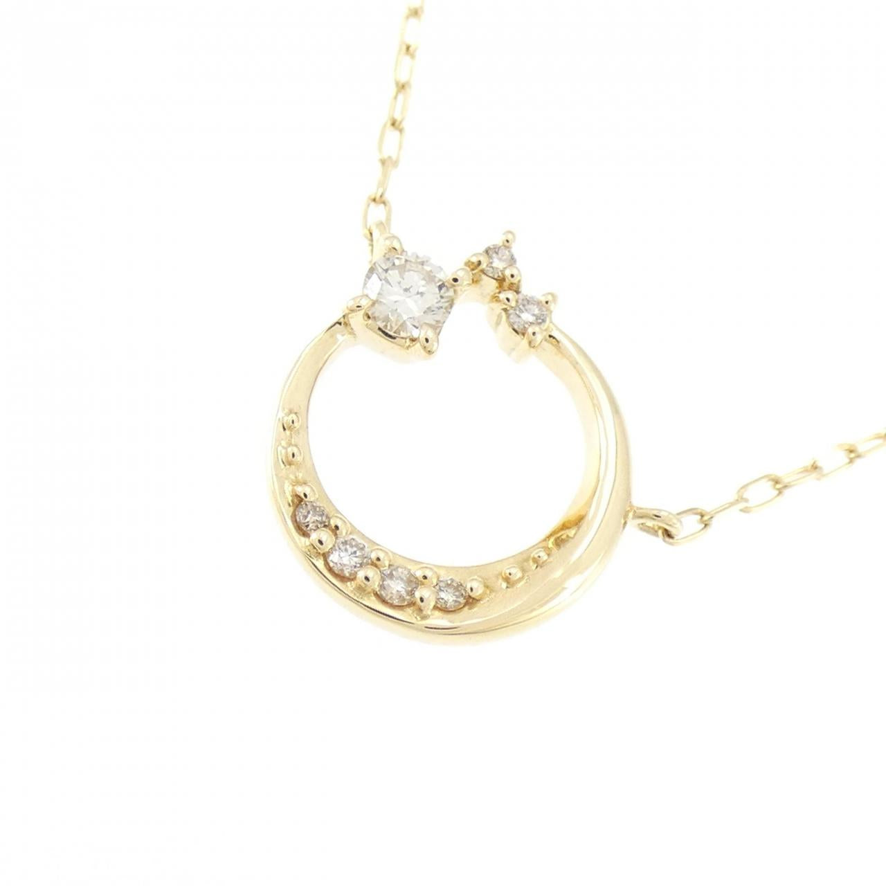 ヨンドシー Au750 ダイヤモンドネックレス