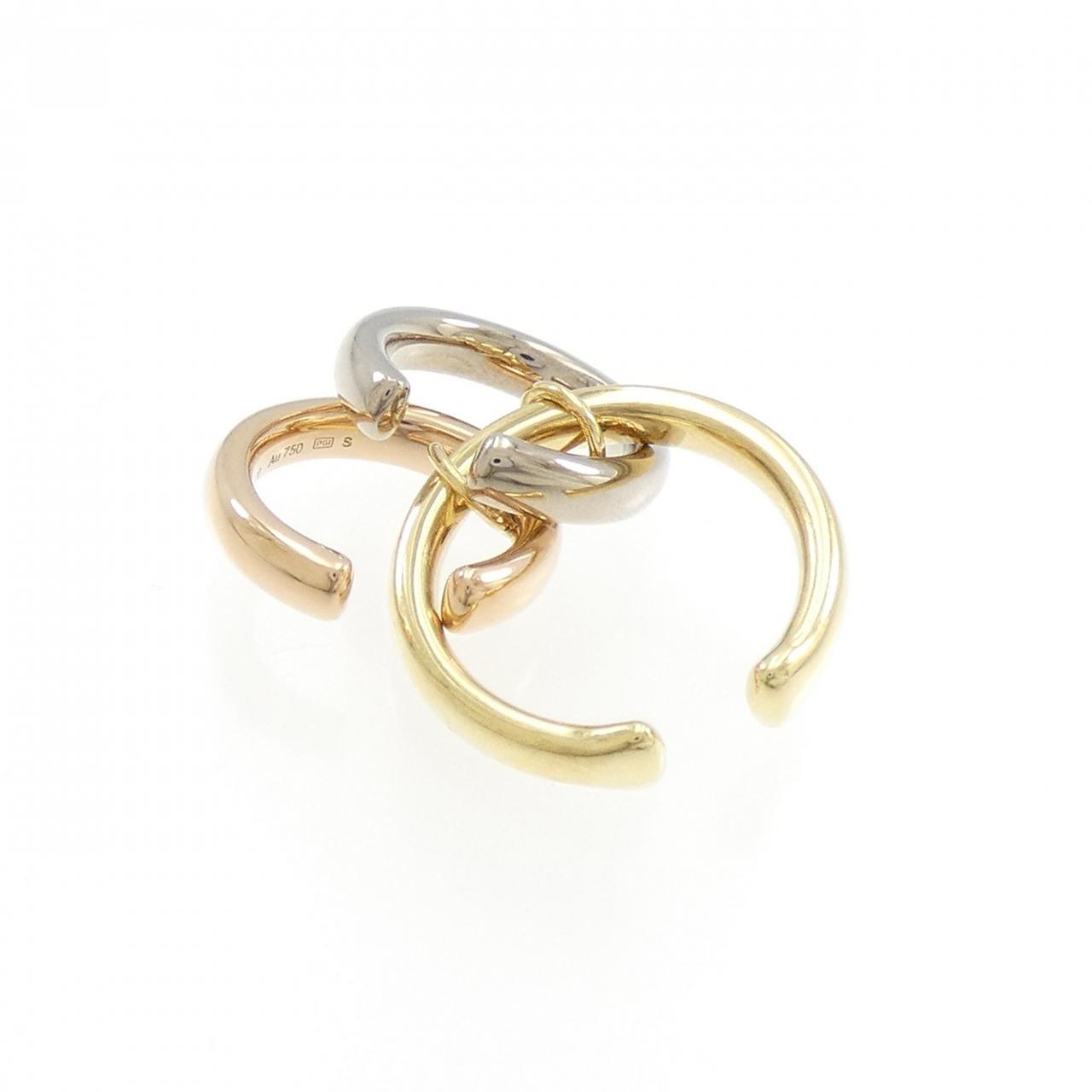 カルティエ トリニティ サカイ 750 ピアス シングル