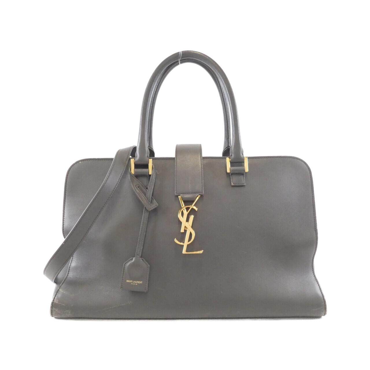 イヴサンローラン CABAS MONOGRAM レザーバッグ