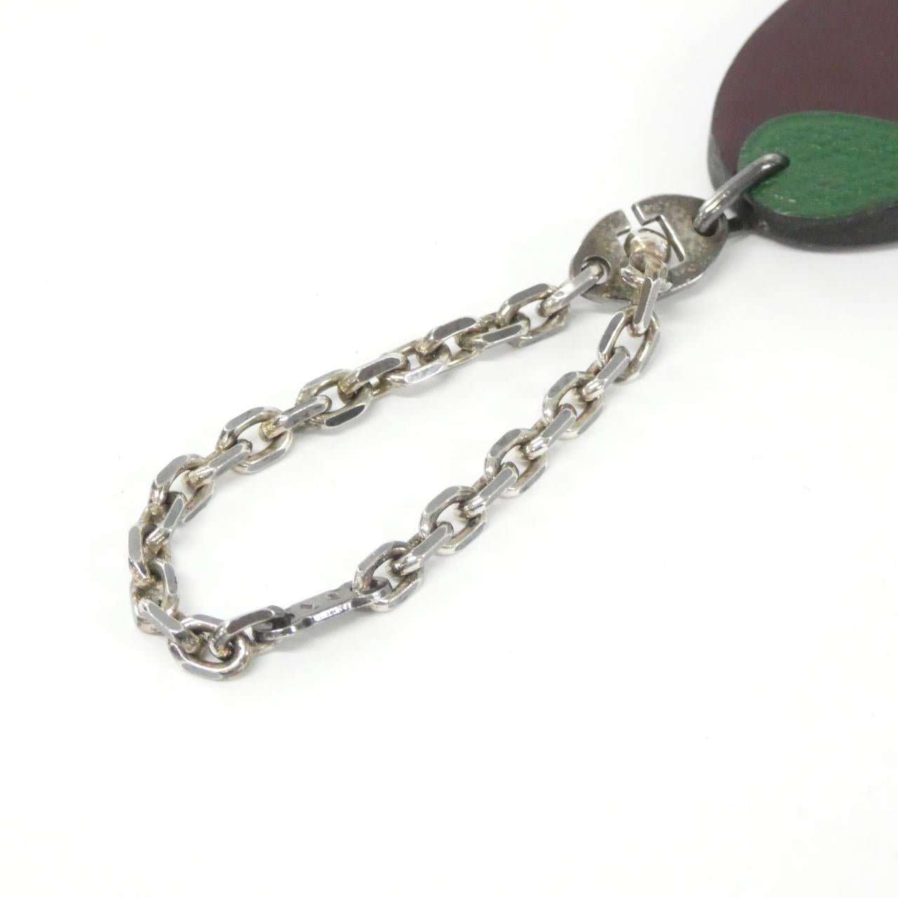 エルメス PRUNE フルーツ ボックスカーフ キーホルダー