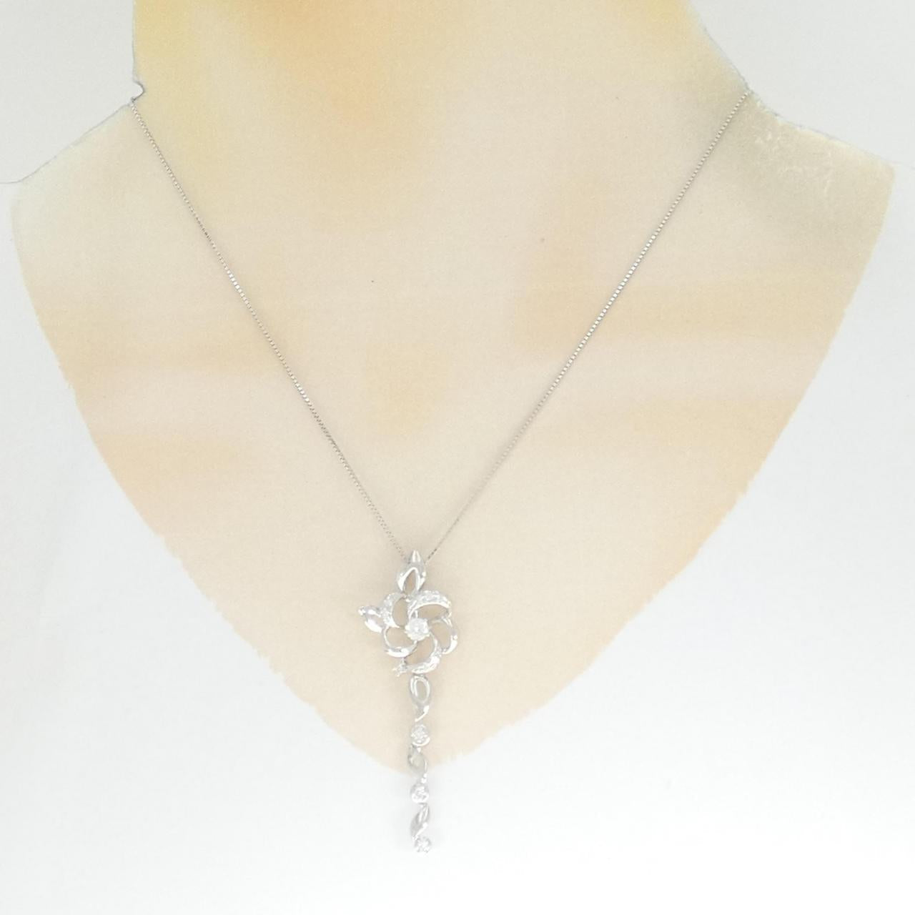 Tasaki Au750 ダイヤモンド ネックレス