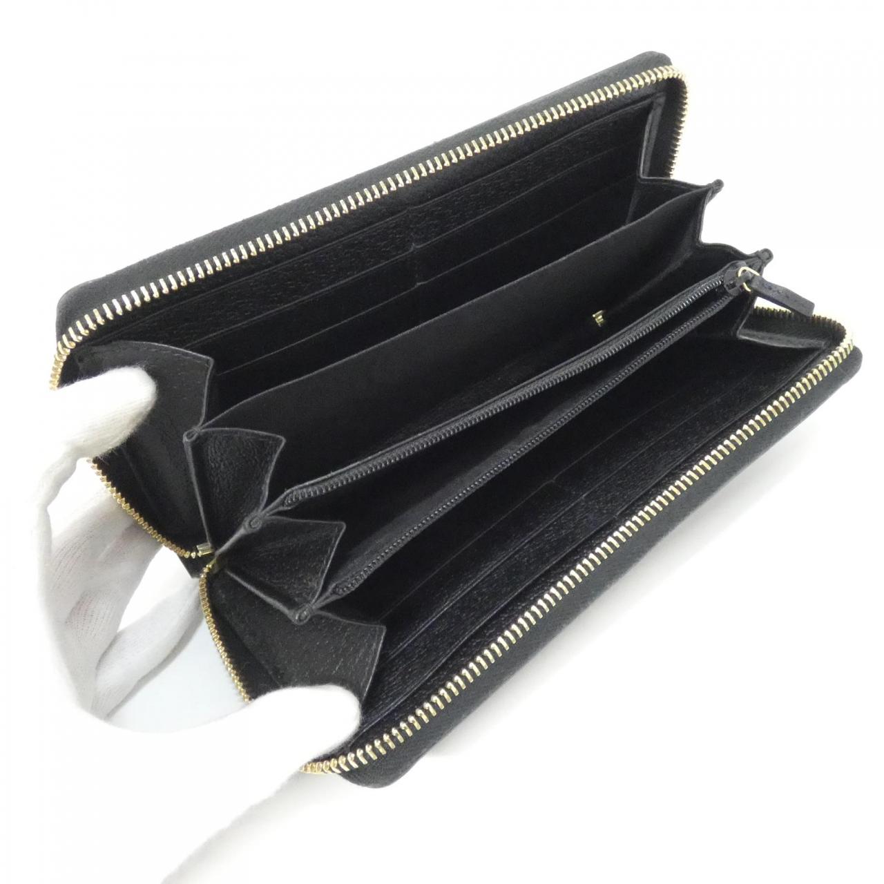 グッチ オフィディア レザー ロング ウォレット