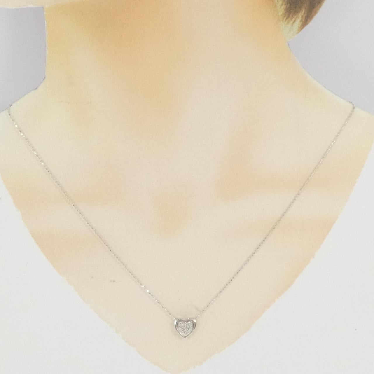 Au750 2wayハートダイヤモンドネックレス