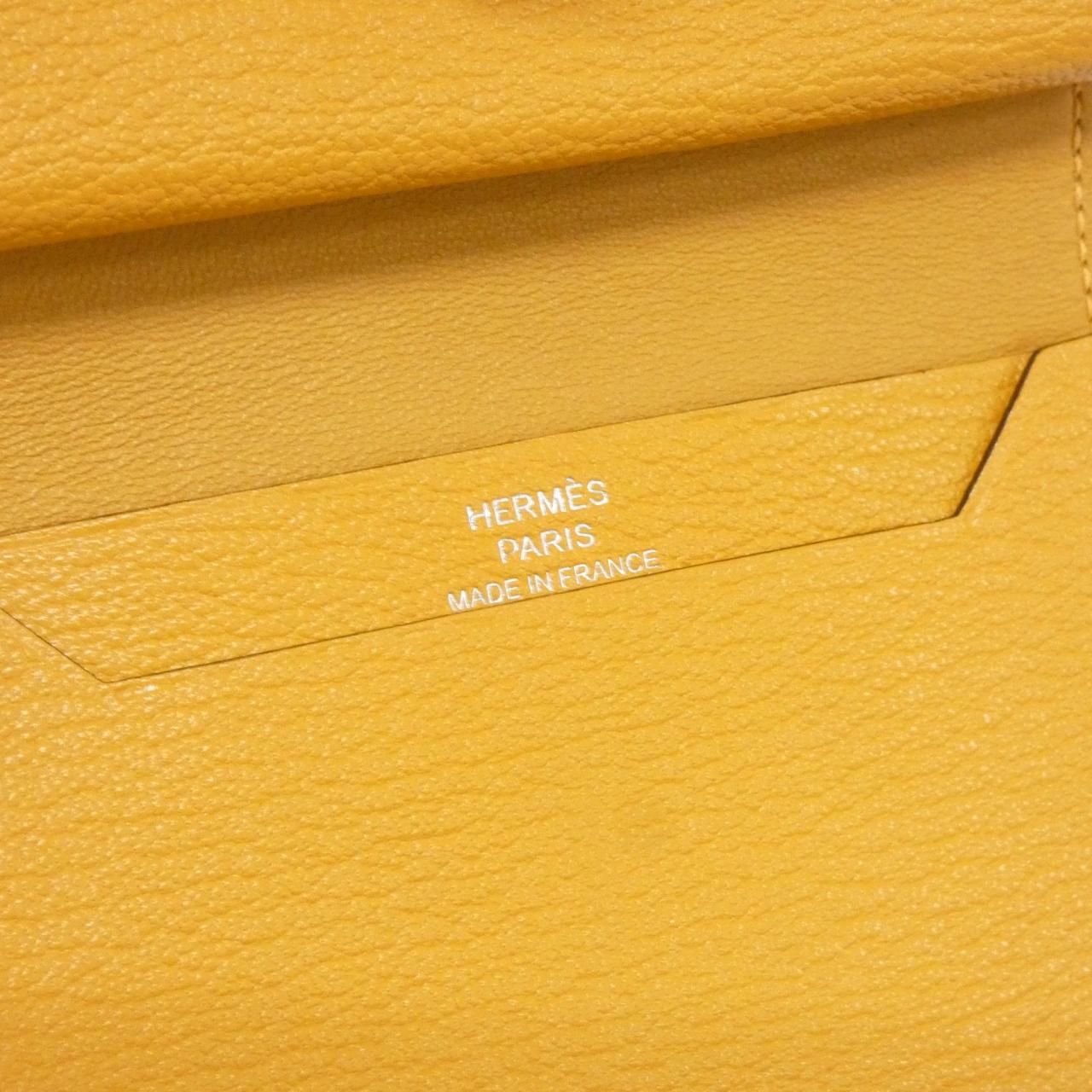 エルメス ベアンミニ シェーブル 二つ折り財布