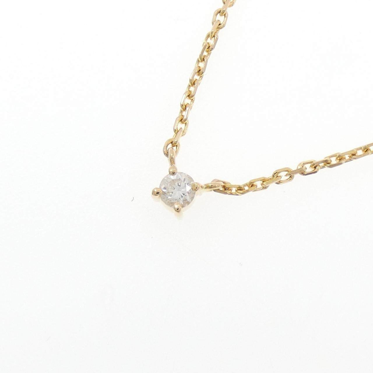 K18イエローゴールド ダイヤモンド ネックレス
