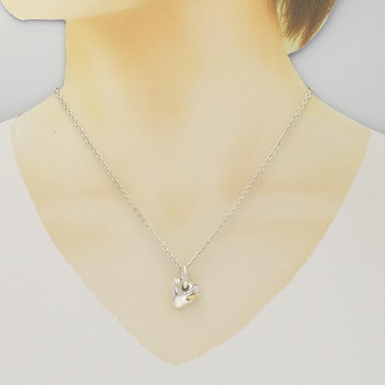 エルメス 925 シルバー 750YG ネックレス