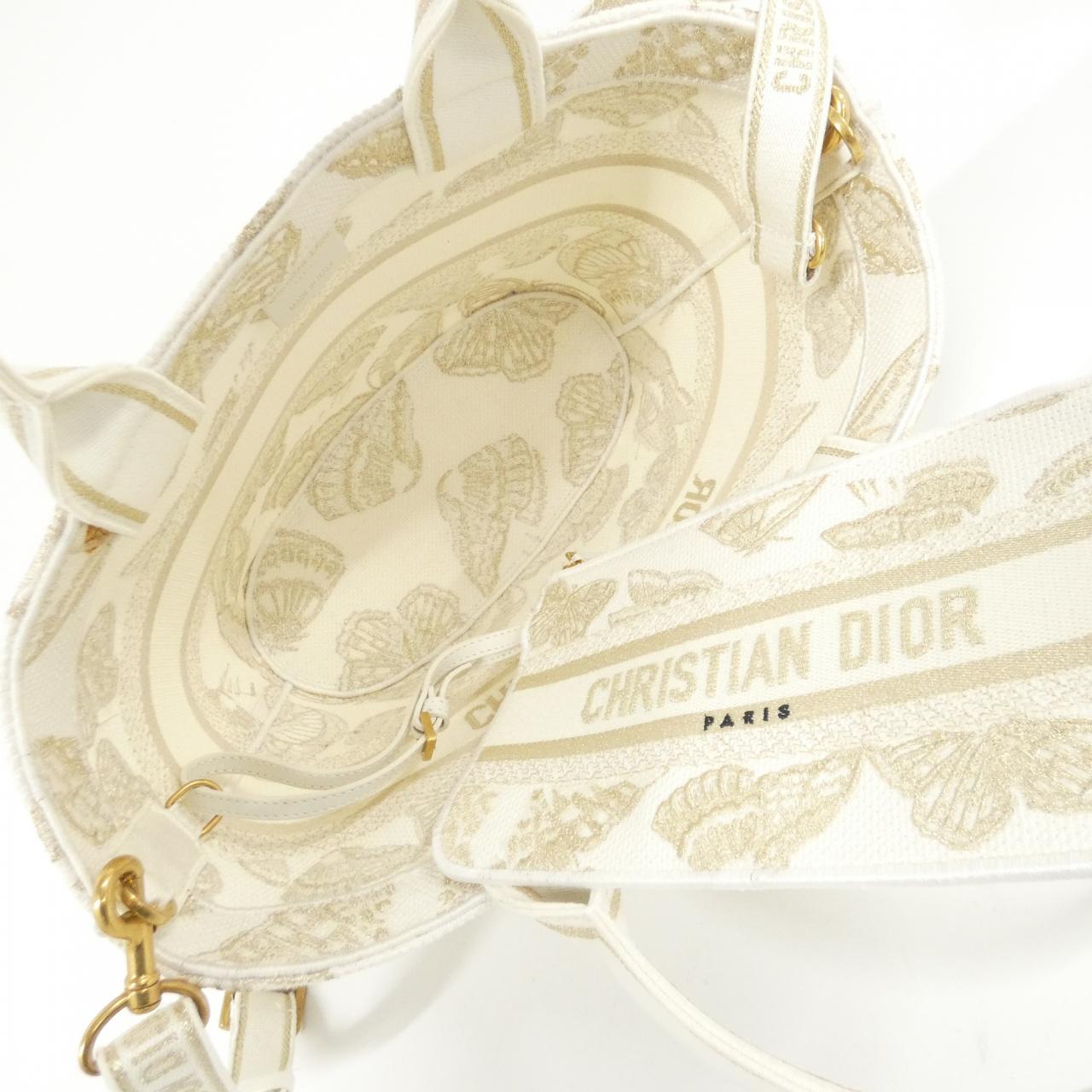 クリスチャンディオール GRADIENT BUTTERFLY Pannier Chapeau キャンバス ハンドバッグ