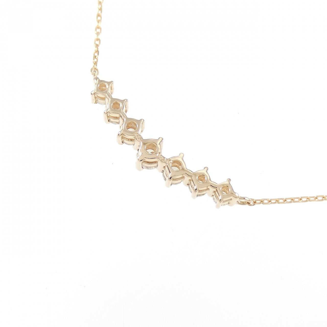 K18ピンクゴールドダイヤモンドネックレス