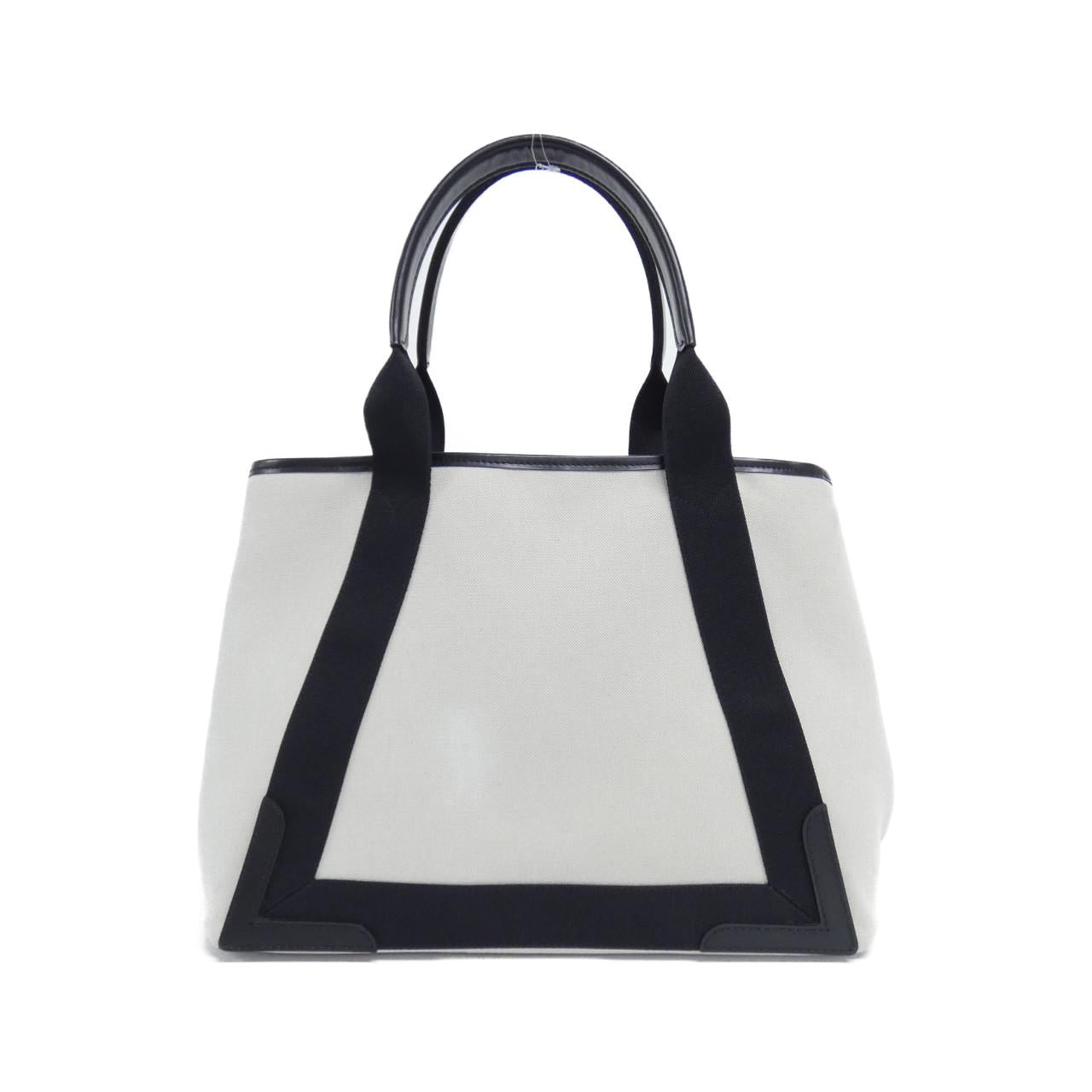 バレンシアガ ネイビー カバス キャンバス カーフ ショルダーバッグ