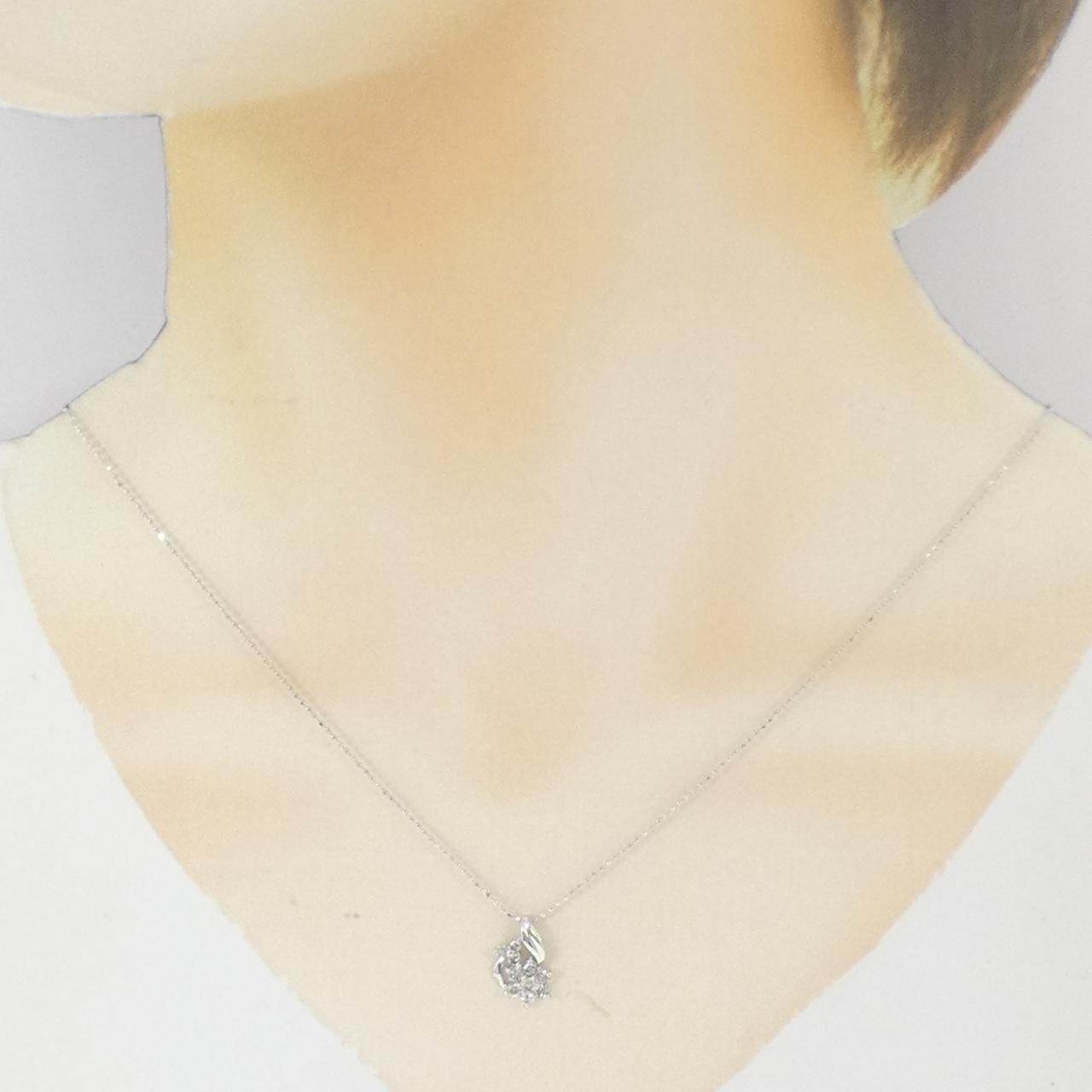 K18WG ダイヤモンド ネックレス