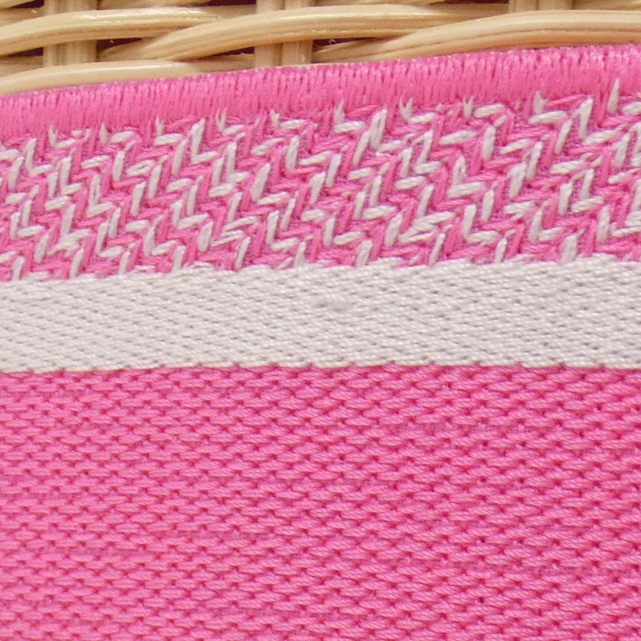 クリスチャンディオール DIOR OBLIQUE ナチュラルウィッカー キャンバス バッグ